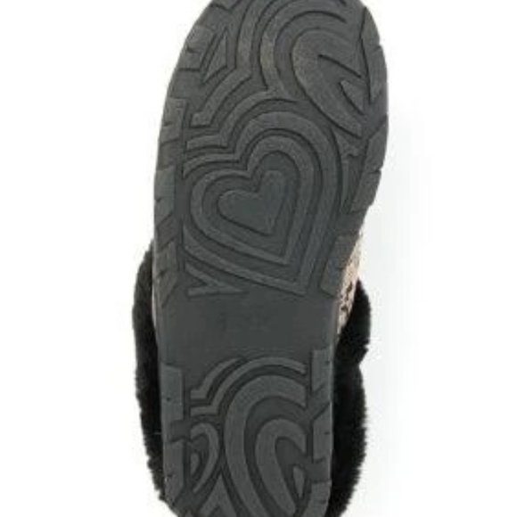 Jessica Simpson Snake Print Slippers with Faux Fur - Picture 5 of 5